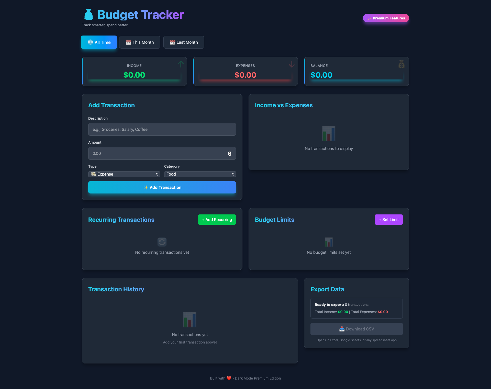 CashClarity App Screenshot